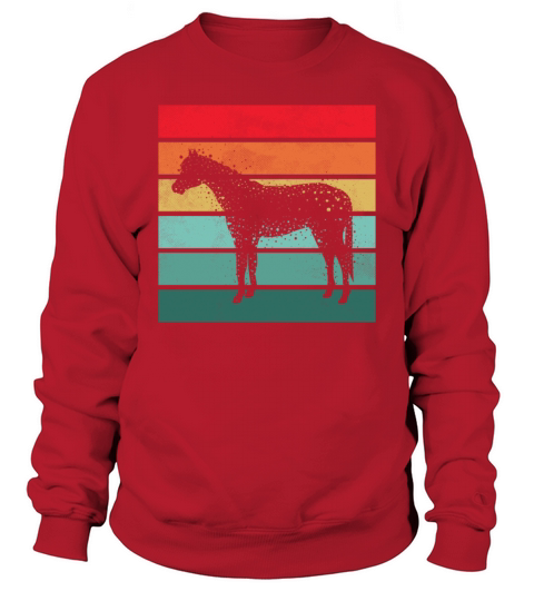 Girls Horse Riding Shirt Vintage Retro Sweatshirt Unisex