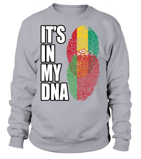 Guinean And Belarusian Mix Heritage DNA Flag Sweatshirt Unisex