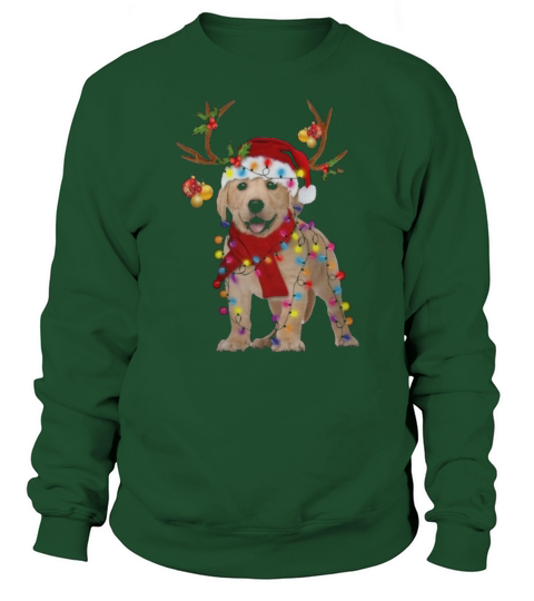 Merry Christmas Labrador retriever gorgeous reindeer Sweatshirt Unisex
