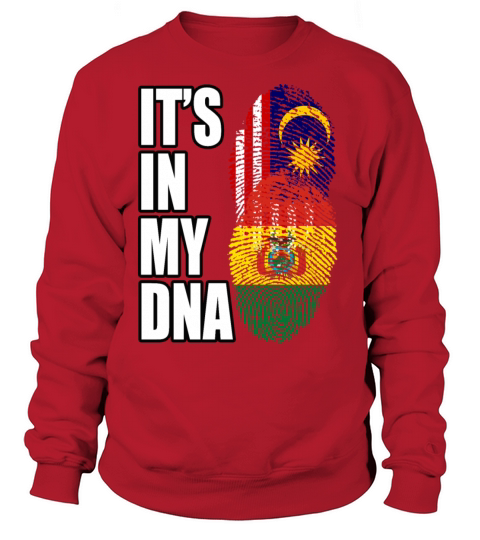 Malaysian And Bolivian Mix Heritage DNA Flag Sweatshirt Unisex