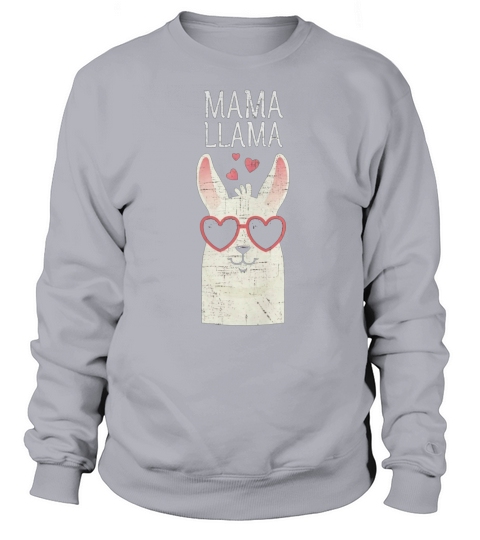Mama Llama Cute Mom Mothers Day Gift T-Shirt Sweatshirt Unisex