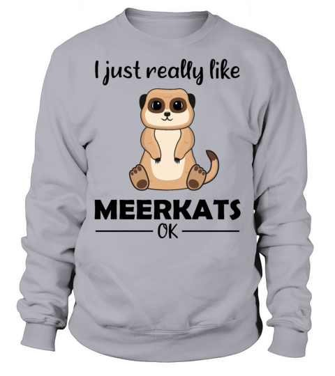 Meerkat Lovers Funny Quote Gift Sweatshirt Unisex