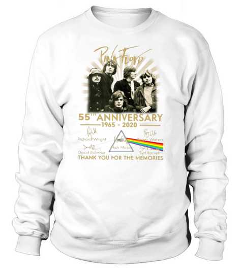 Pink Floyd 55th anniversary thank you for the memories signature shirt Sweatshirt Unisex
