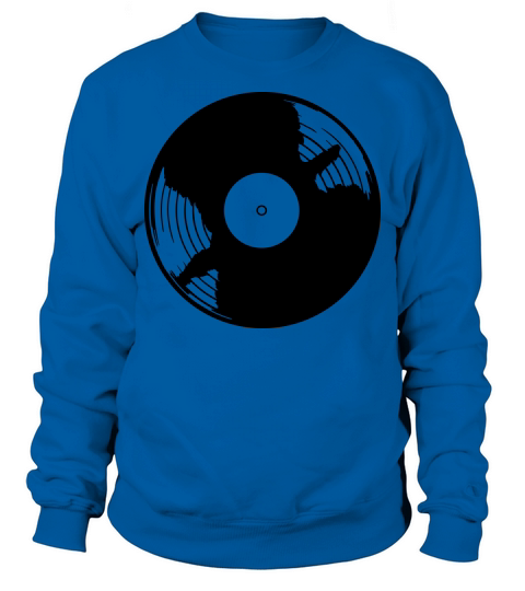 record vinyl music design Sweatshirt Unisex