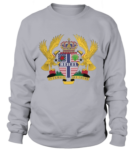 Reigel Family Crest For American People - Reigel Family T-Shirt, Hoodie, Sweatshirt Sweatshirt Unisex