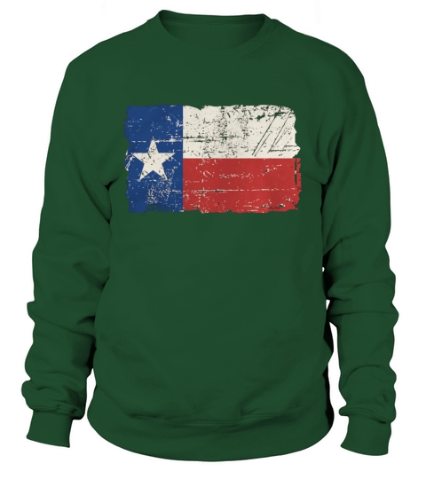 Texas Flag   Vintage Look Sweatshirt Unisex