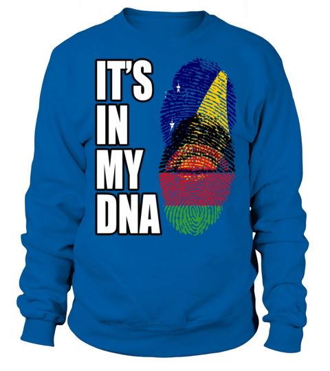 Tokelauan And Malawian Mix Heritage DNA Flag Sweatshirt Unisex