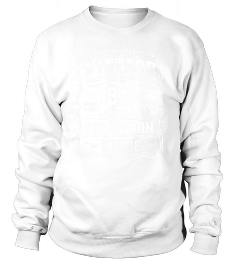Vintage 1940 Aged to Perfection Sweatshirt Unisex