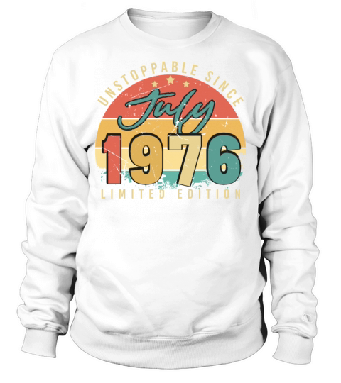 Vintage July 1976 Sweatshirt Unisex