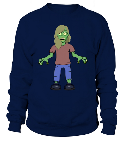 Zombie Girl Sweatshirt Unisex