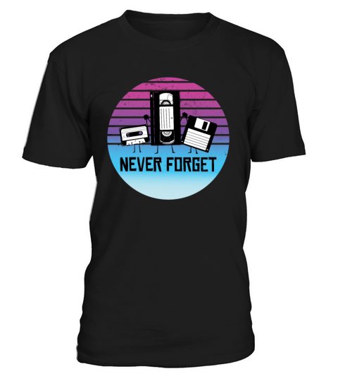 Never Forget Funny Vintage Cassette Tape T-Shirt Unisex