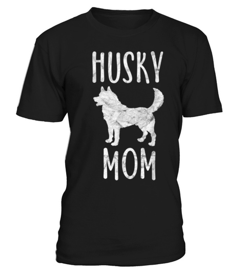 Vintage Husky Mom Gift Siberian Huskies Mother T-Shirt Unisex