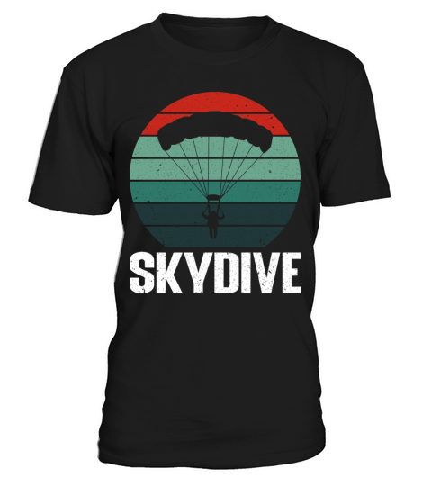 Vintage retro skydiving graphic design for skydive T-Shirt Unisex