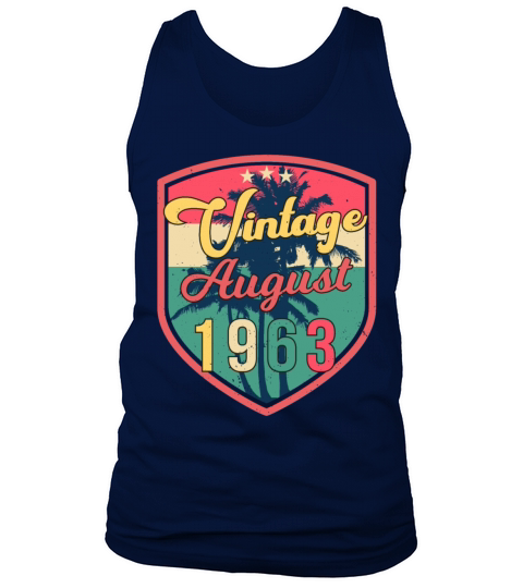 1963 August Vintage Tank Top Unisex