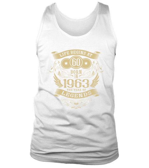 60th Birthday Gifts Vintage 1963 Vintage Sayings Tank Top Unisex