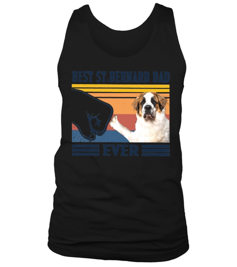 Best St.bernard Dad Ever Vintage Shirtn Tank Top Unisex
