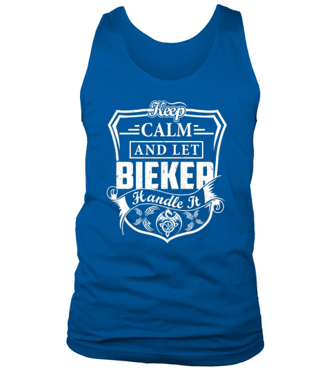 BIEKER Last Name, Surname Tshirt Tank Top Unisex