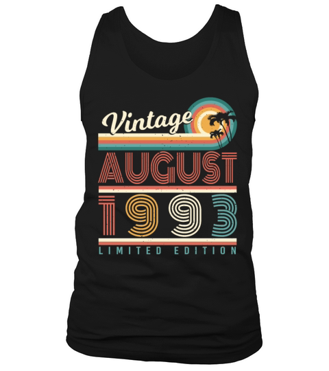 Building Year 1993 August Tank Top Unisex