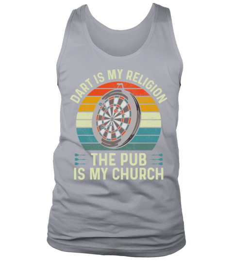 Darts Board Vintage Retro Dart Is Tank Top Unisex