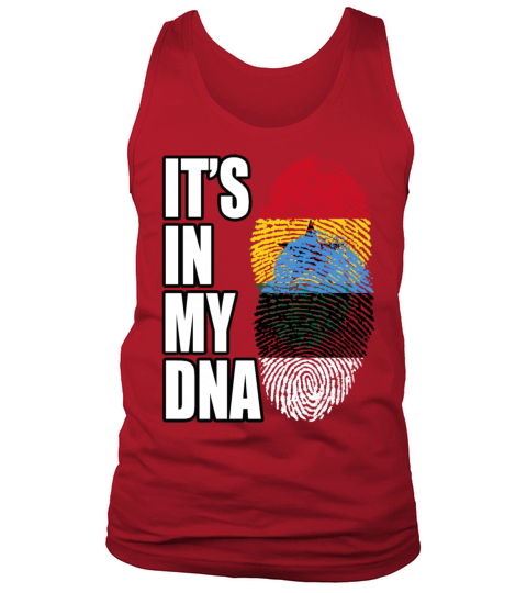 Ghanaian And Estonian Mix Heritage DNA Flag Tank Top Unisex