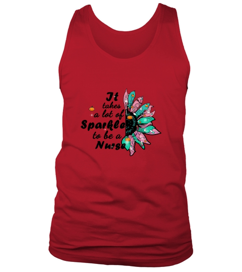 Halloween Nurse It takes a lot of sparkle to be a Nurse sublimation Tank Top Unisex