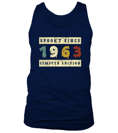 Halloween Spooky Since 1963 Retro Birth Year Tank Top Unisex