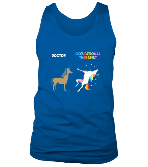 Horse and unicorn Doctor occupational therapist shirt Tank Top Unisex