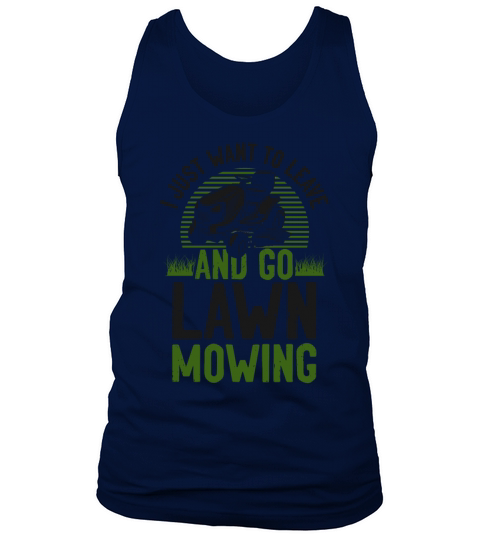 Lawn Mower Mowing Dad Father Tank Top Unisex