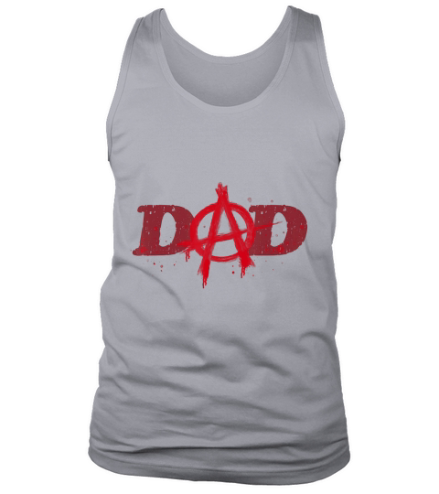Mens Fathers Day Dad Anarchy T-Shirt Tank Top Unisex