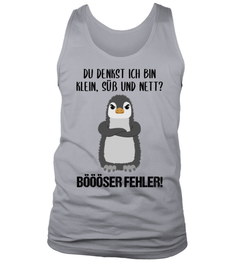 Penguin Small Sweet Nice Funny Quote Gift Tank Top Unisex