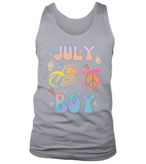 Retro July Boy Vintage Design Tank Top Unisex