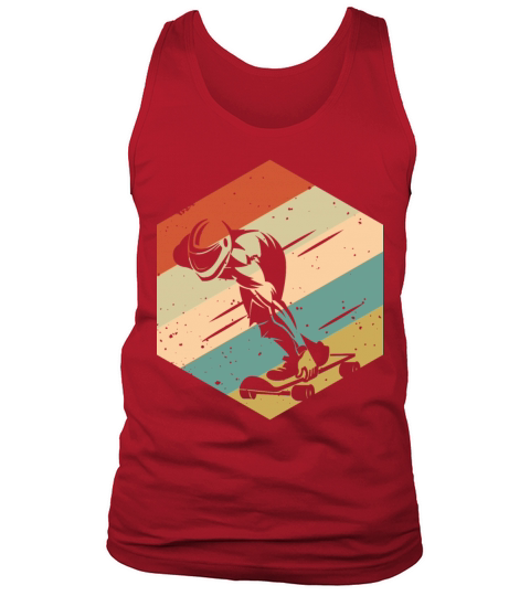 Retro Vintage Speed Skateboard Tank Top Unisex