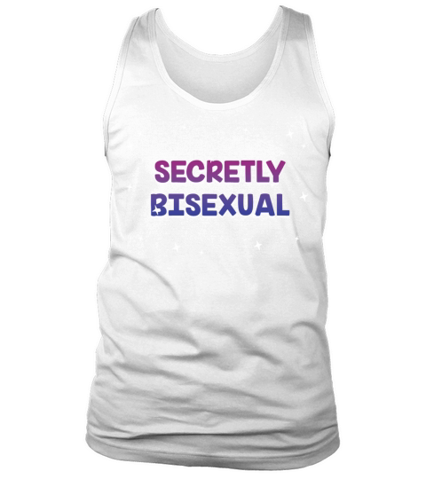 Secretly Bisexual Bi Introvert Bi Pride Tank Top Unisex