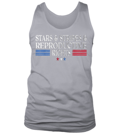 Stars Stripes Reproductive Rights Pro Choice Retro Tank Top Unisex