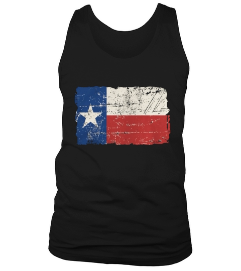 Texas Flag   Vintage Look Tank Top Unisex