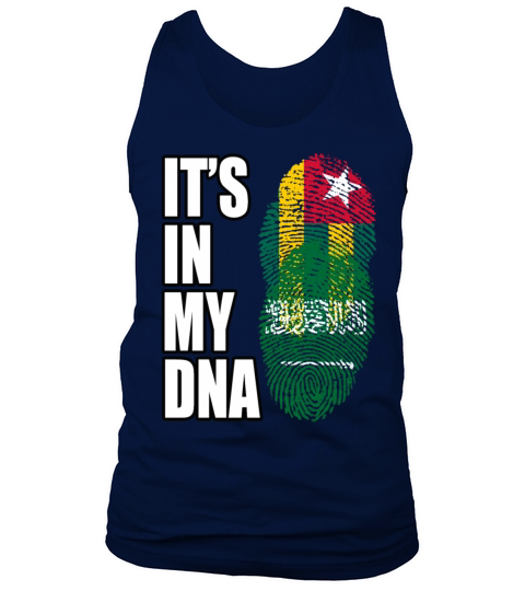 Togolese And Saudi Arabian Mix Heritage DNA Flag Tank Top Unisex