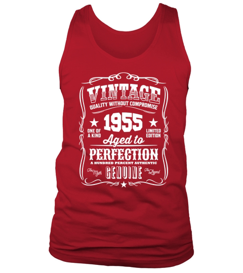 Vintage 1955 Aged to Perfection Tank Top Unisex