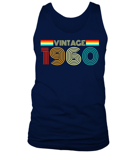 Vintage Retro 1960 - Vintage 1960 Birthday Gift Tank Top Unisex