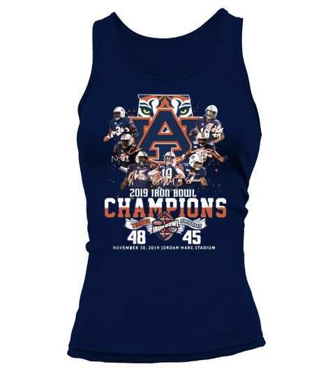 2019 Iron Bowl Champions 2019 Auburn Tigers Alabama 48 45 shirt Tank top Woman