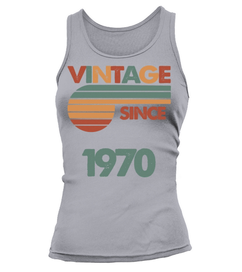 52th Vintage Birthday 1970 Tank top Woman