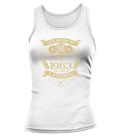 60th Birthday Gifts Vintage 1963 Vintage Sayings Tank top Woman