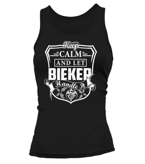 BIEKER Last Name, Surname Tshirt Tank top Woman