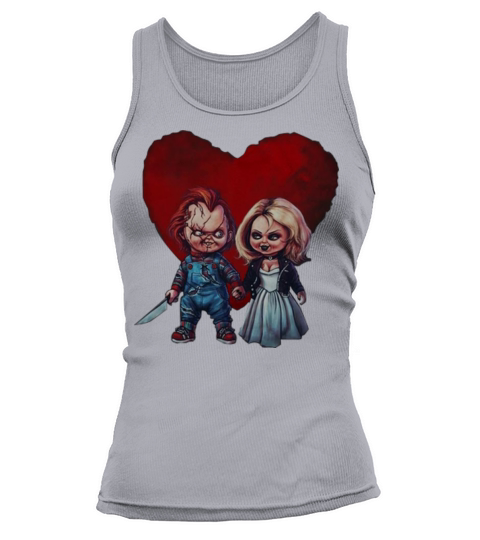 Chucky Love Tiffany Horror Lover shirt Tank top Woman