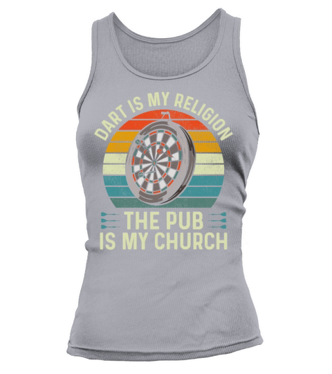 Darts Board Vintage Retro Dart Is Tank top Woman