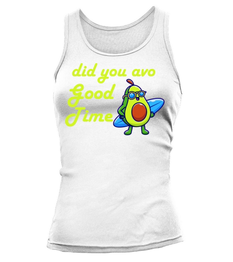funny avocado design Tank top Woman