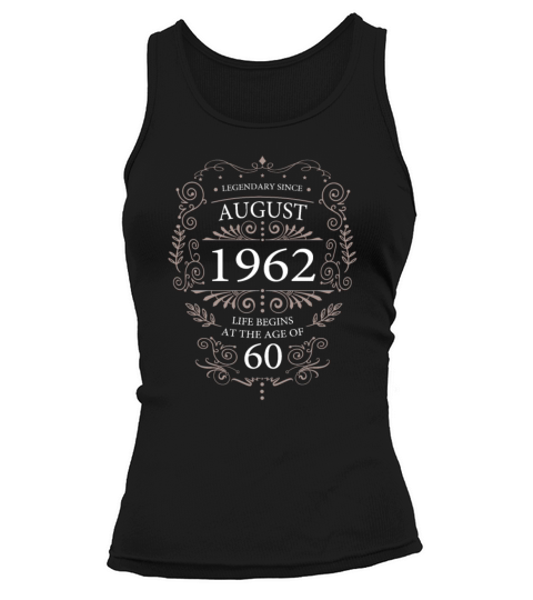 Funny sayings for a 60th birthday born in 1962 Tank top Woman