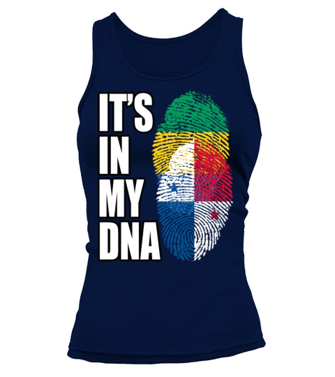 Gambian And Panamanian Mix Heritage DNA Flag Tank top Woman
