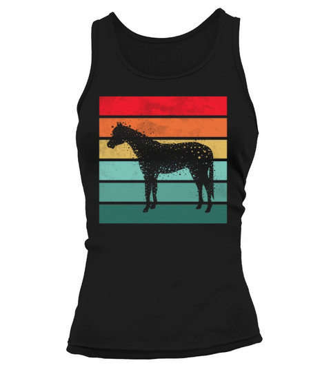 Girls Horse Riding Shirt Vintage Retro Tank top Woman