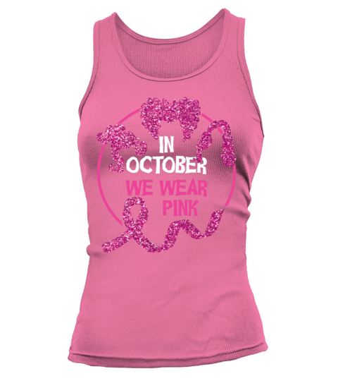 Halloween Wear Pink October Breast Cancer Tank top Woman