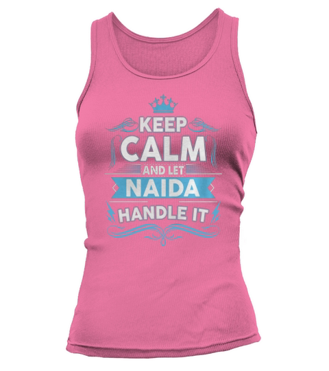 Keep calm NAIDA, NAIDA tshirt Tank top Woman